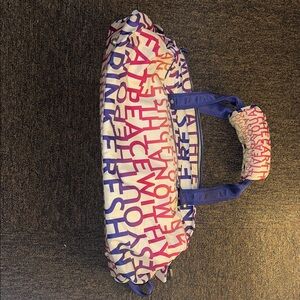 Lululemon large tote bag in excellent condition with lots of pockets